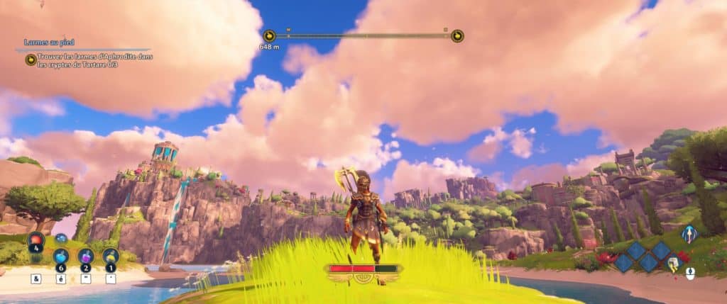 Fényx prenant la pose dans Immortals Fenyx Rising