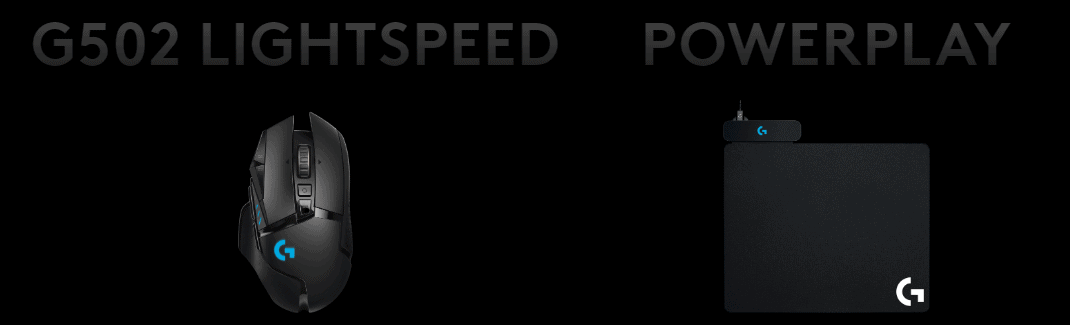 Le tapis Logitech Powerplay visible dans G Hub