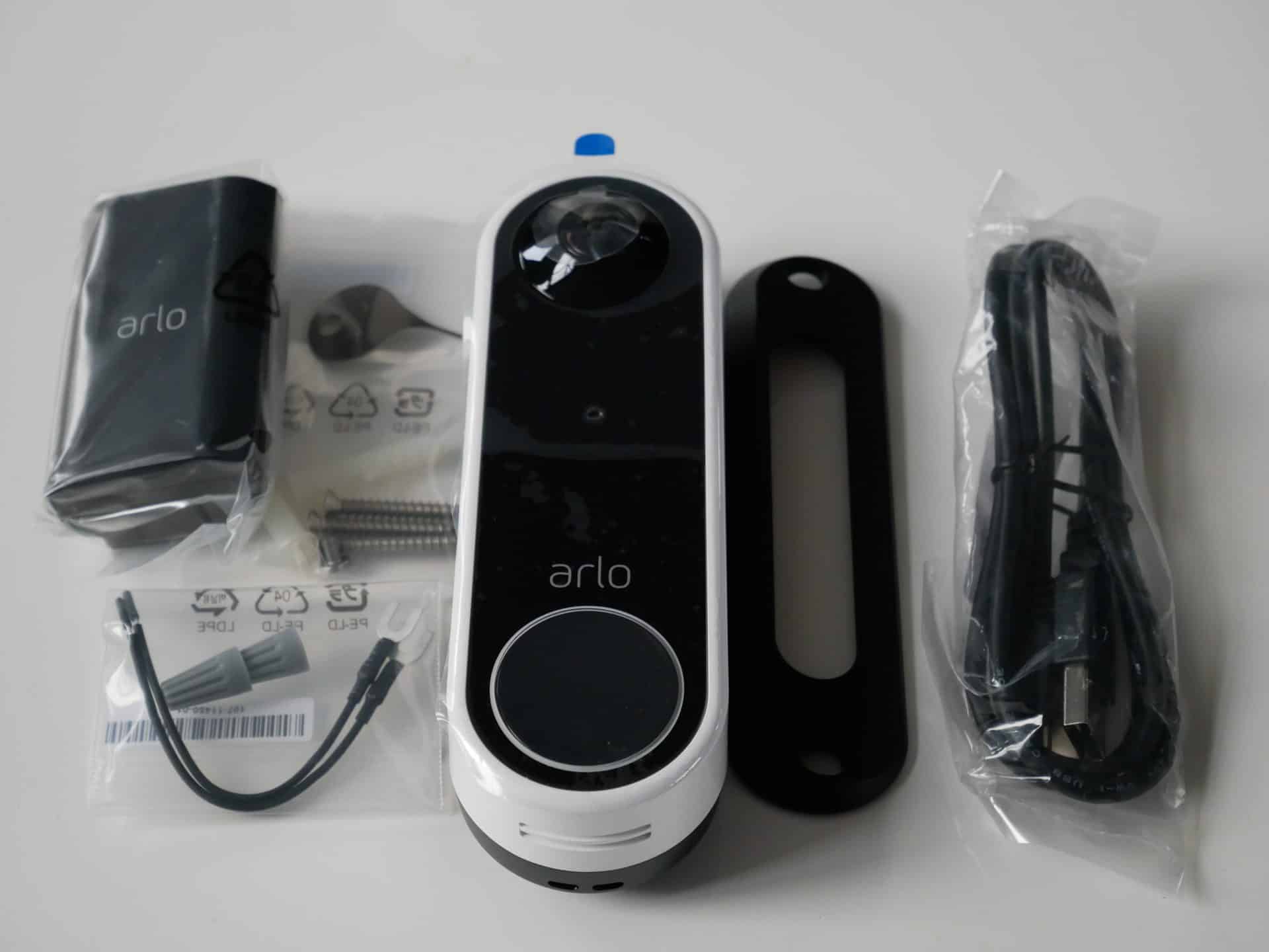 Tout ce que vous aurez en déballant votre Video Doorbell Wire-Free