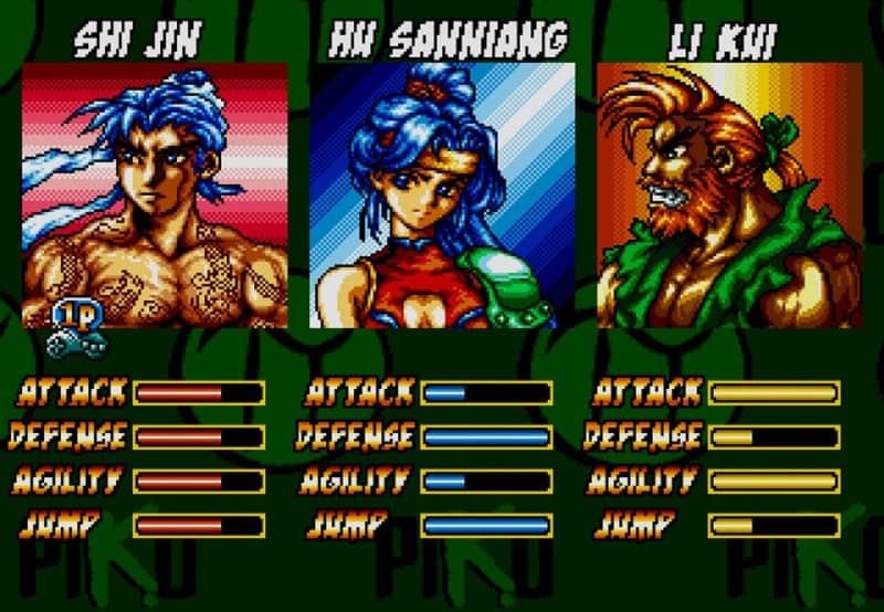 Water Margin Deux hommes et une femme pour sauver le monde