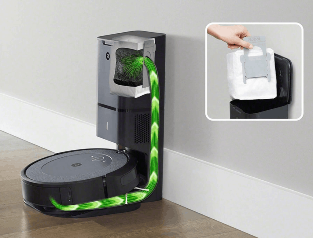 iRobot est capable d'aller se vider dans sa base