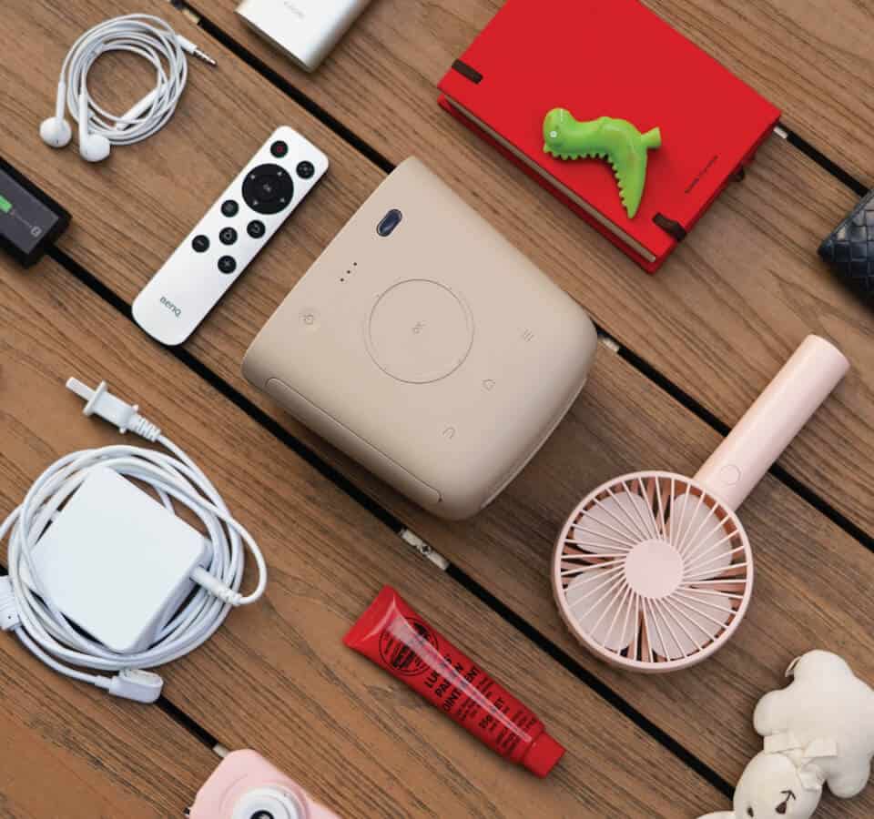 Trop stylé le mini projecteur, non ?