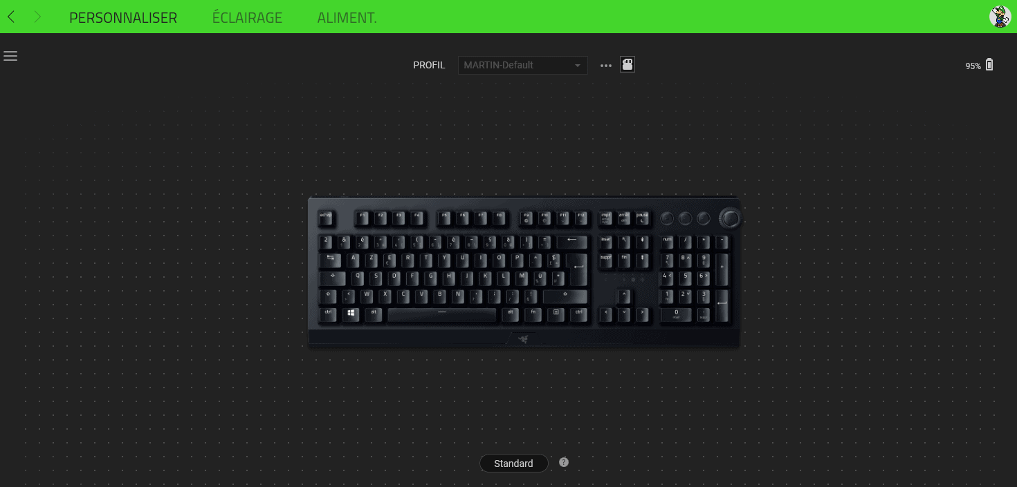 Razer Synapse pour le Razer Blackwidow V3 PRO