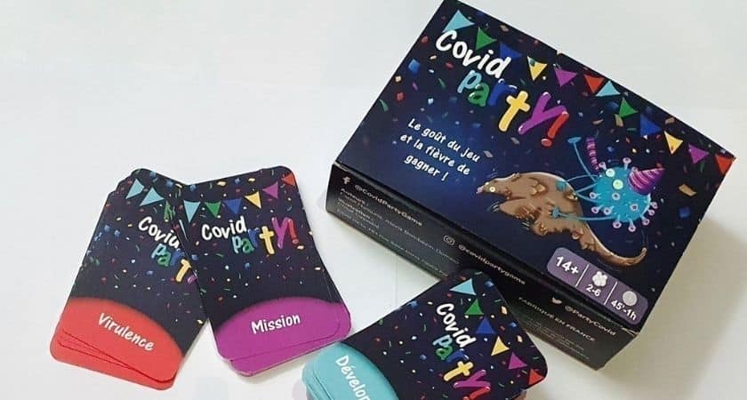 Jeu société Covid avis CovidParty