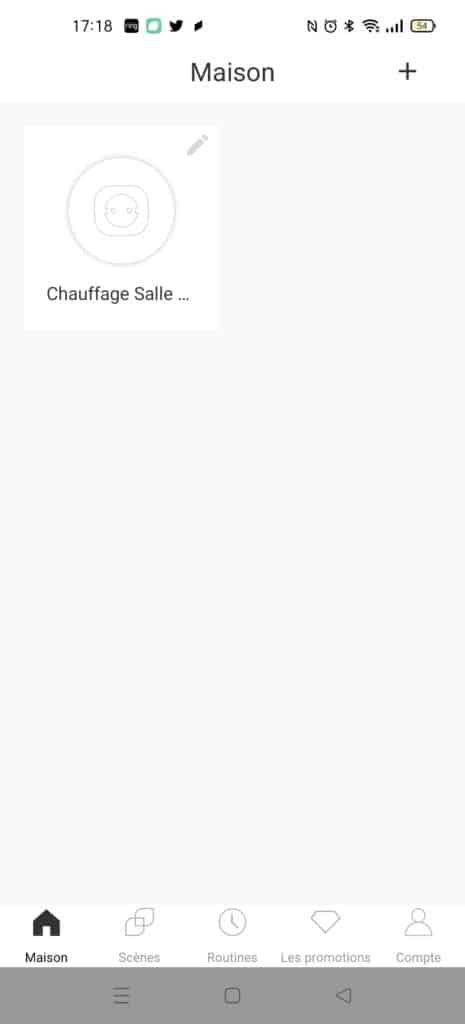 L'application permet de gérer vos prises intelligentes : moi le chauffage s'allume en même temps que le réveil pour préparer ma douche