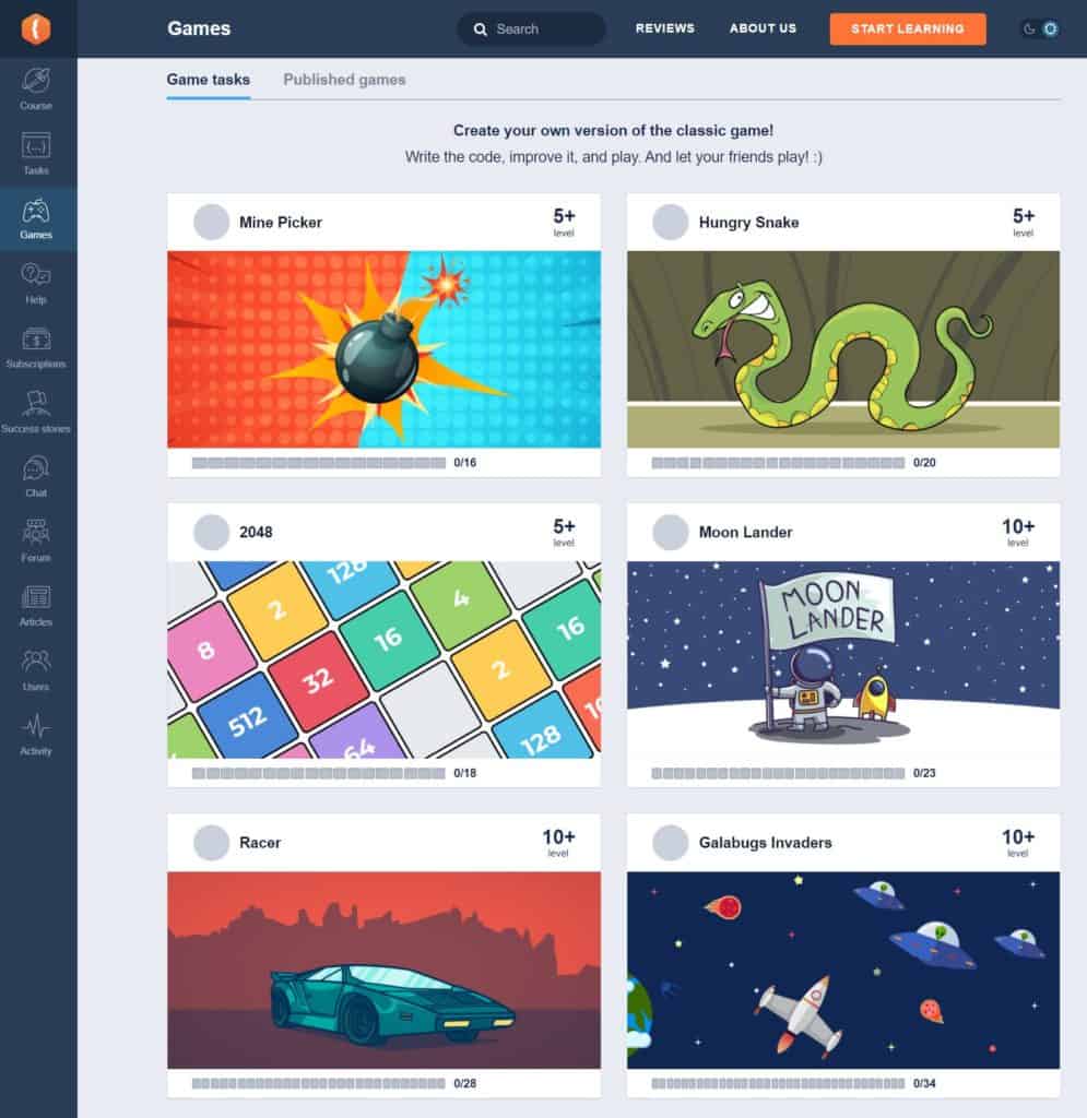 Codegym : le site vous permet même de créer des jeux !