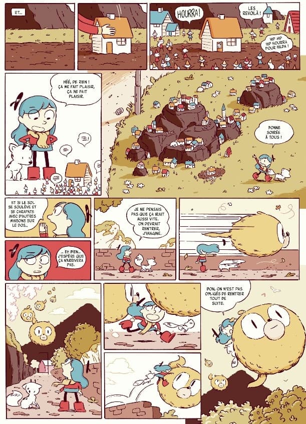 Un wouf volant, pour Hilda et les habitants de Trollbourg c'est normal