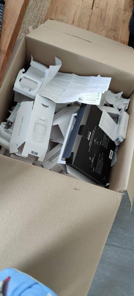 Concernant la gestion des déchets, il y a des efforts à faire car chaque élément est emballé individuellement, ce n'est pas très écologique