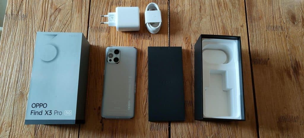 Oppo Find X3 Pro : voici le contenu du pack