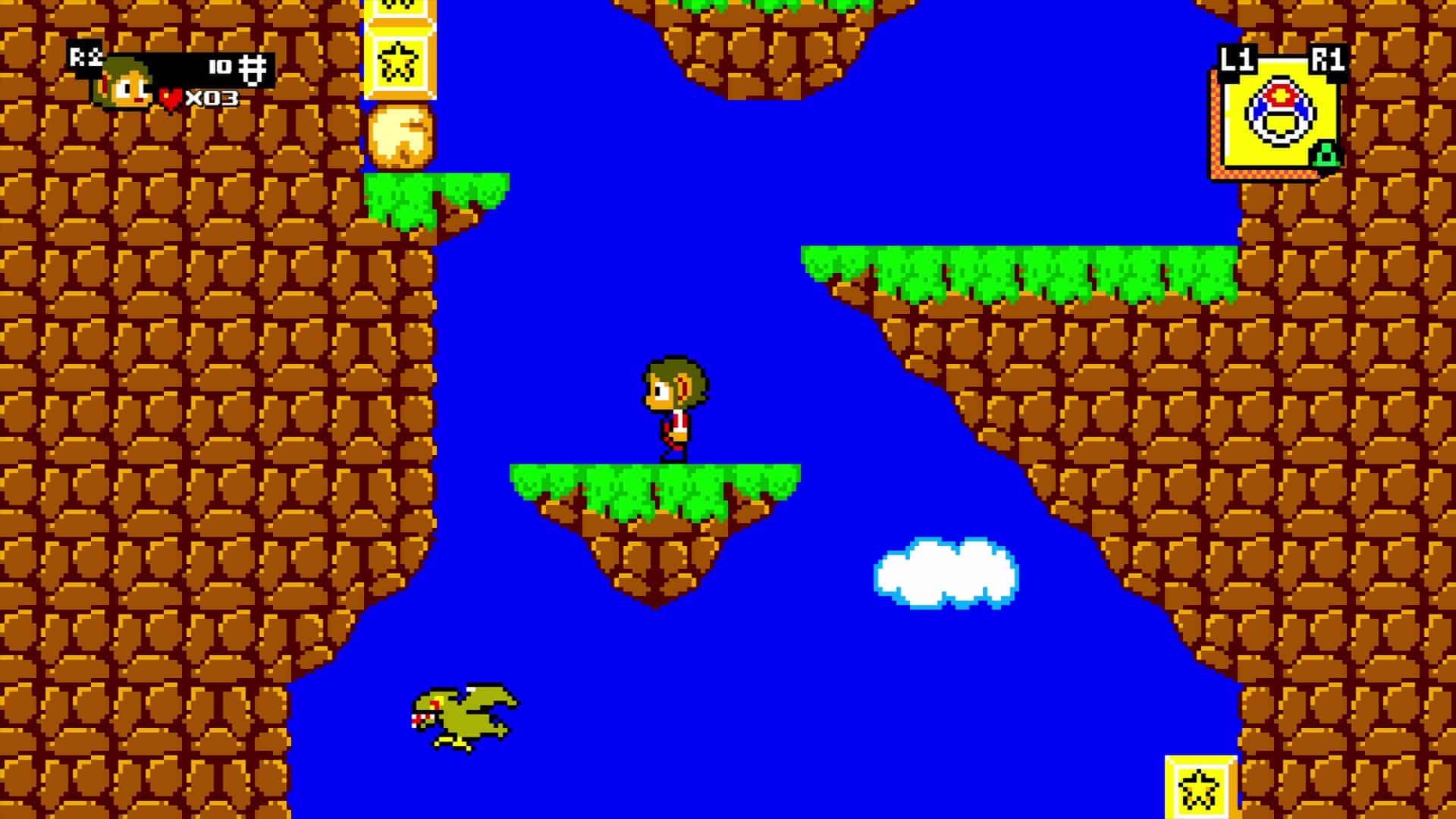 Le 1er stage d'Alex Kidd version 8-bits