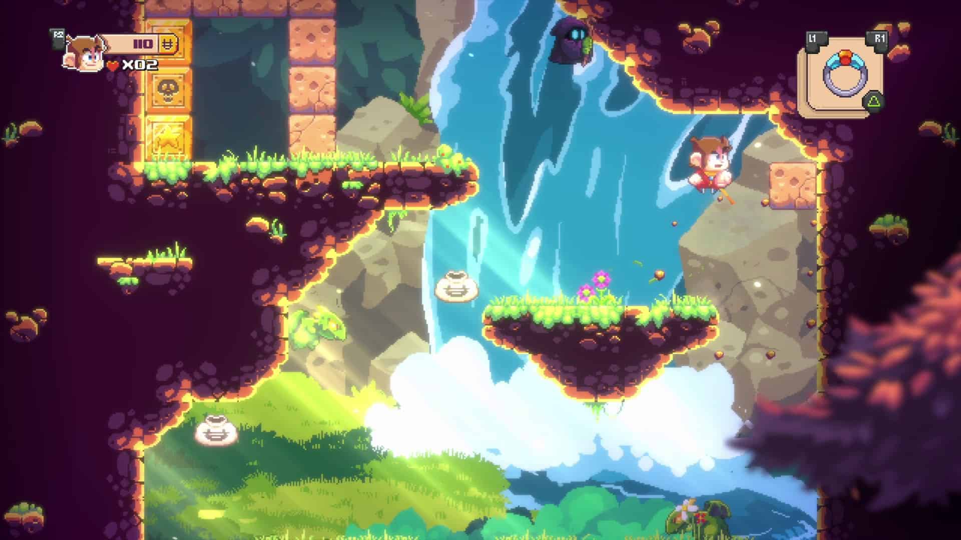 Le 1er stage d'Alex Kidd version 2021