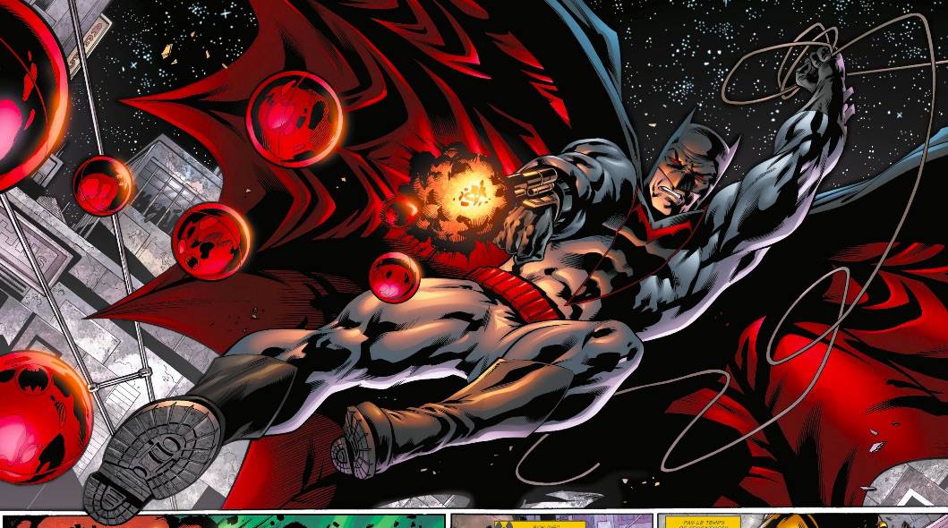 Sur Terre 2 Batman est incarné par Thomas Wayne