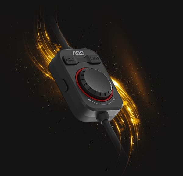 La commande de l'AOC GH300 est basique mais fonctionnelle