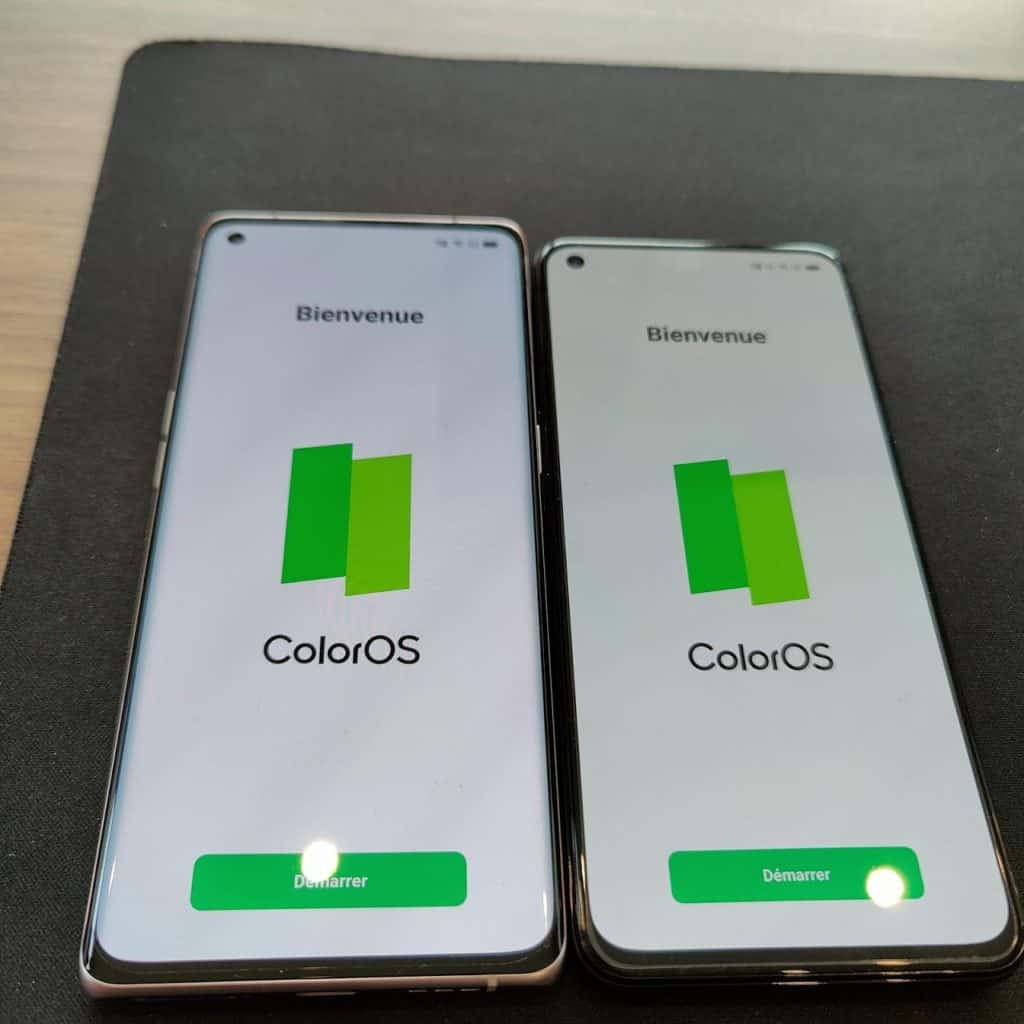 Les écrans des différents modèles ont quelques différences