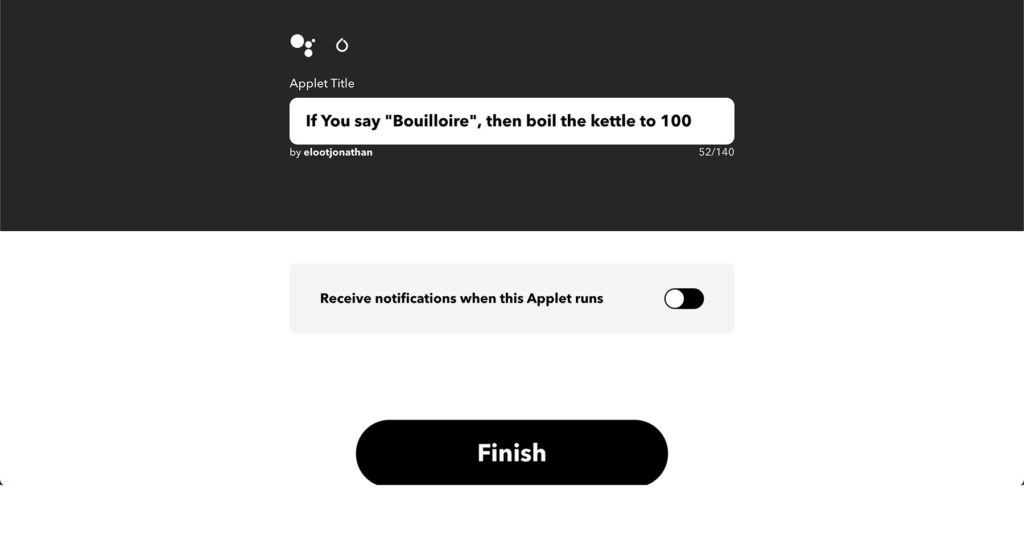 La Smarter iKettle est compatible avec IFTTT