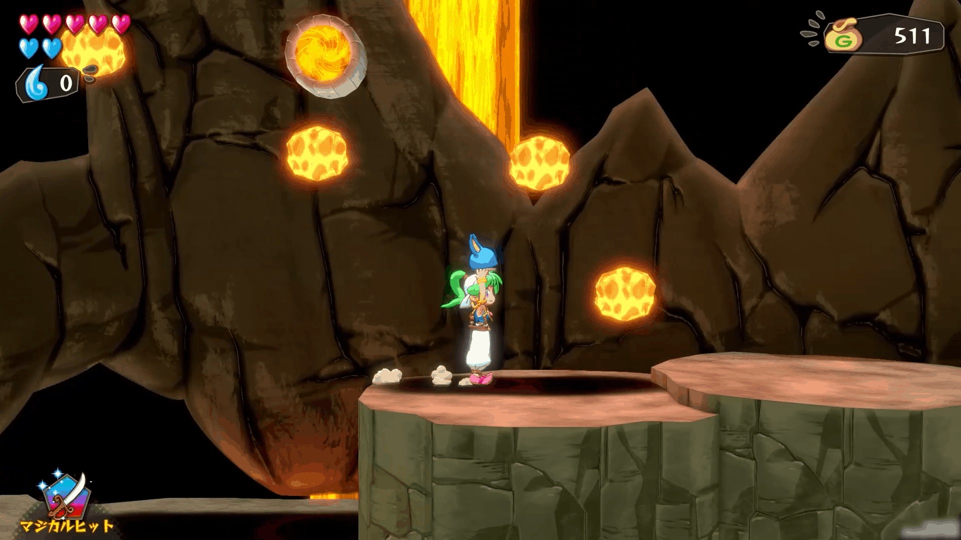 wonder boy asha in monster word