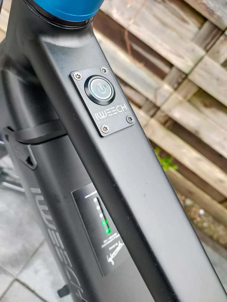 Le bouton d'allumage du iweech