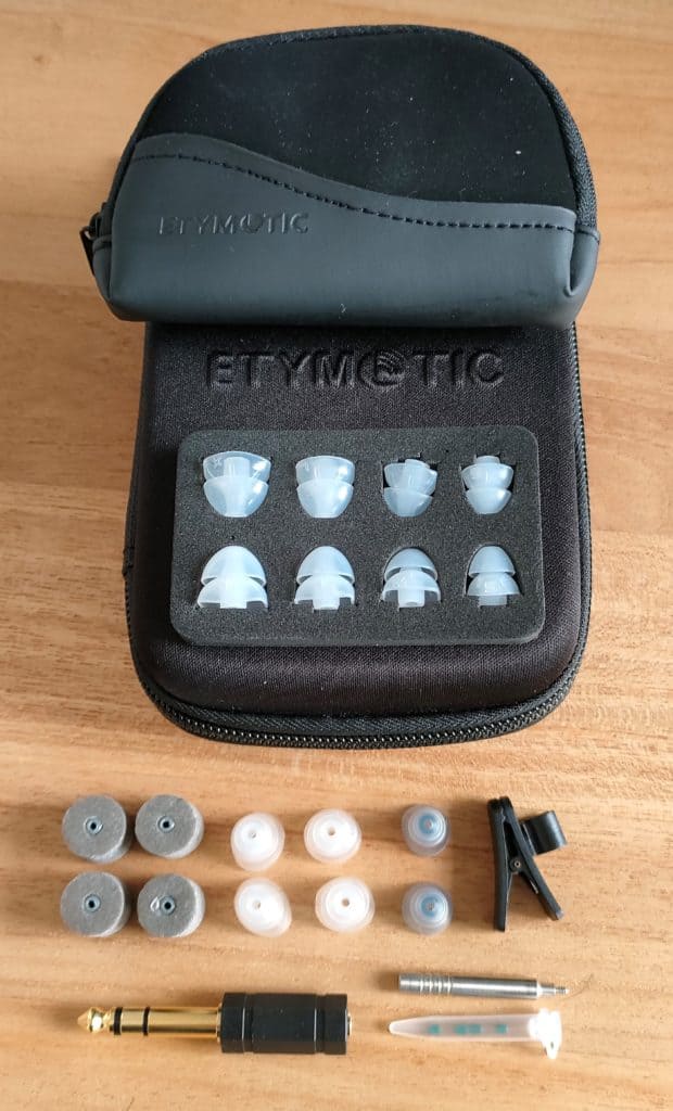 Etymotic ER4SR contenu