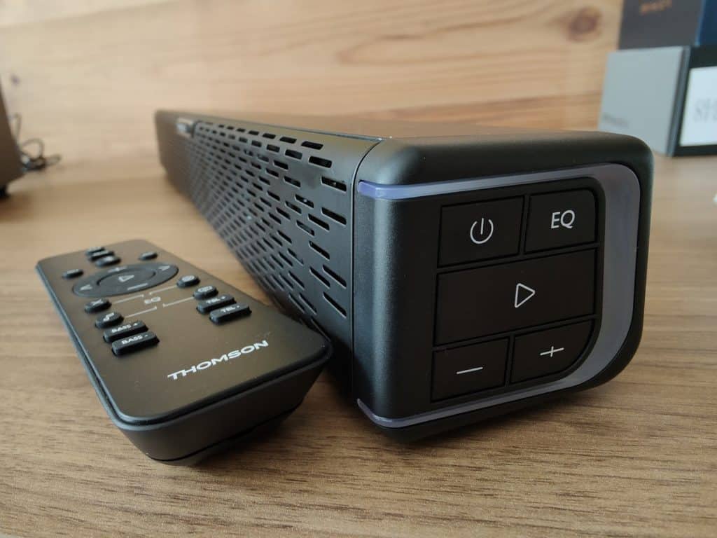 Tous les boutons utiles se trouvent sur le coté de la barre