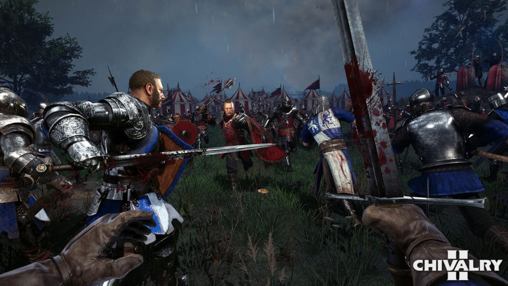 Un champ de bataille dans Chivalry 2