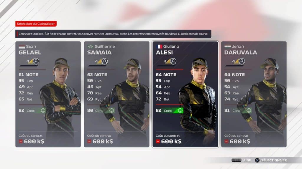 Des images du jeu F1 2021