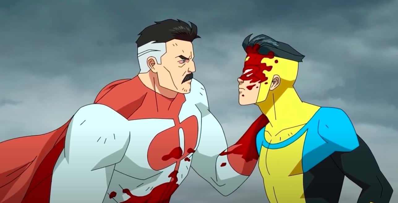 Dans la série Invincible sur Prime la scène Père - Fils est déchirante