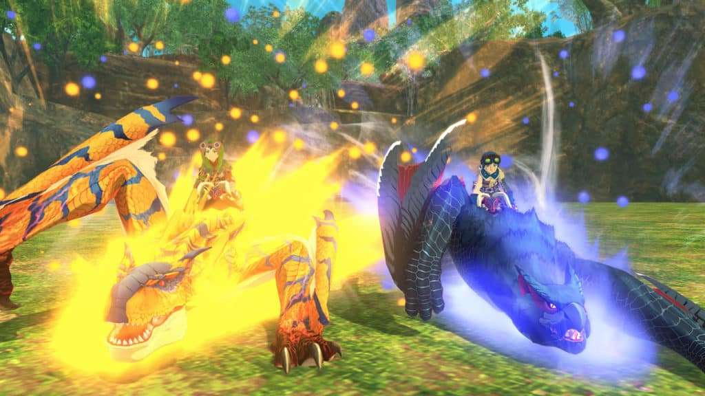 Une image du gameplay de Monster Hunter Stories 2