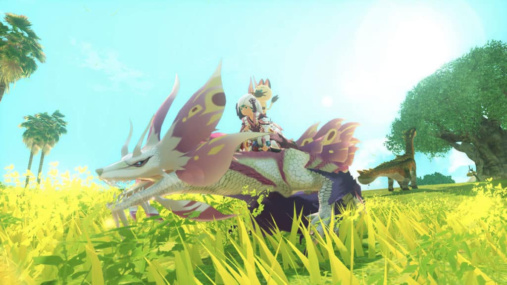 Une image du gameplay de Monster Hunter Stories 2
