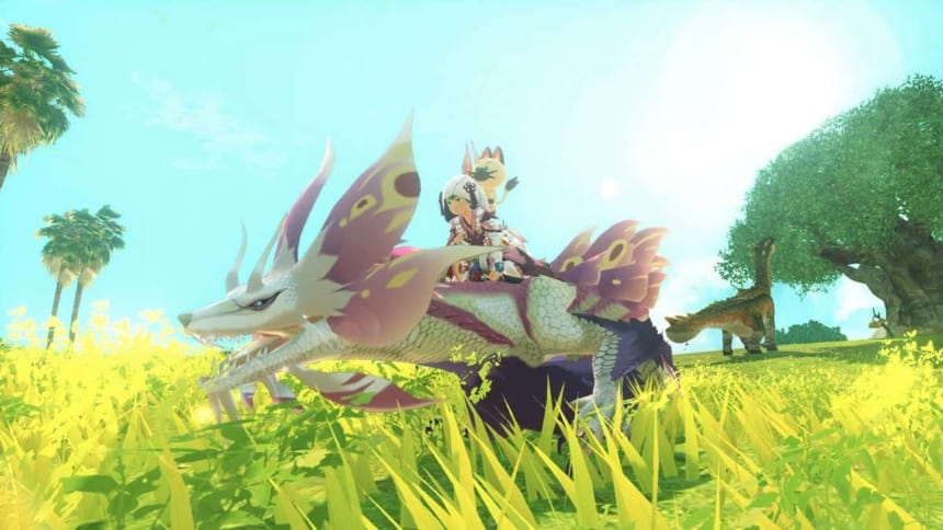 Une image du gameplay de Monster Hunter Stories 2