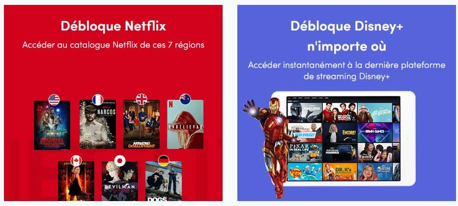 Débloque les options de tes services préférées avec Ivacy