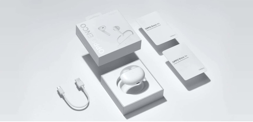 Le visuel officiel des Oppo Enco Air