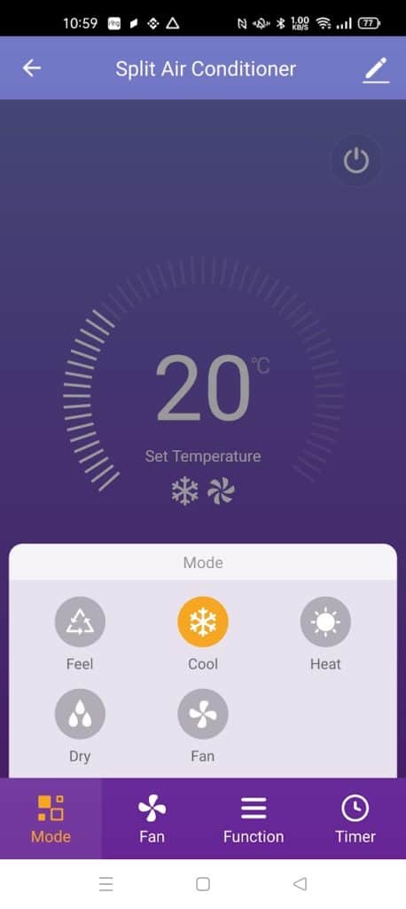 Ou encore via l'application Android ou iOS