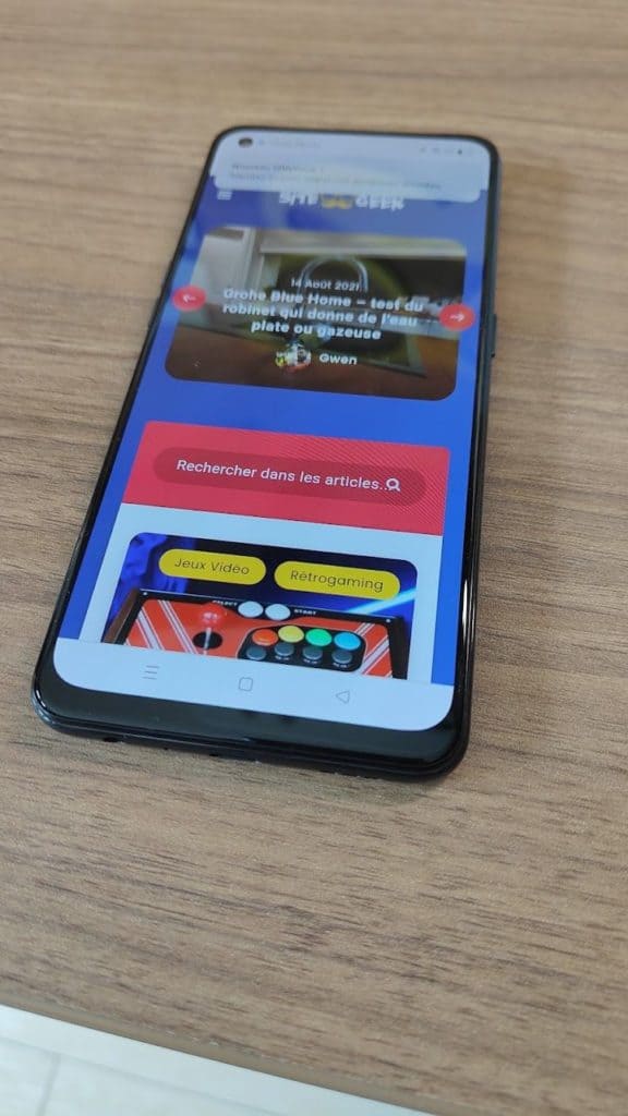 L'écran est parfait sur cet Oppo A94 5G