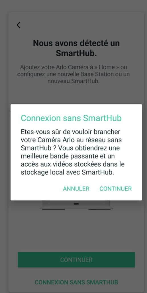 arlo pro 4 no smarthub
