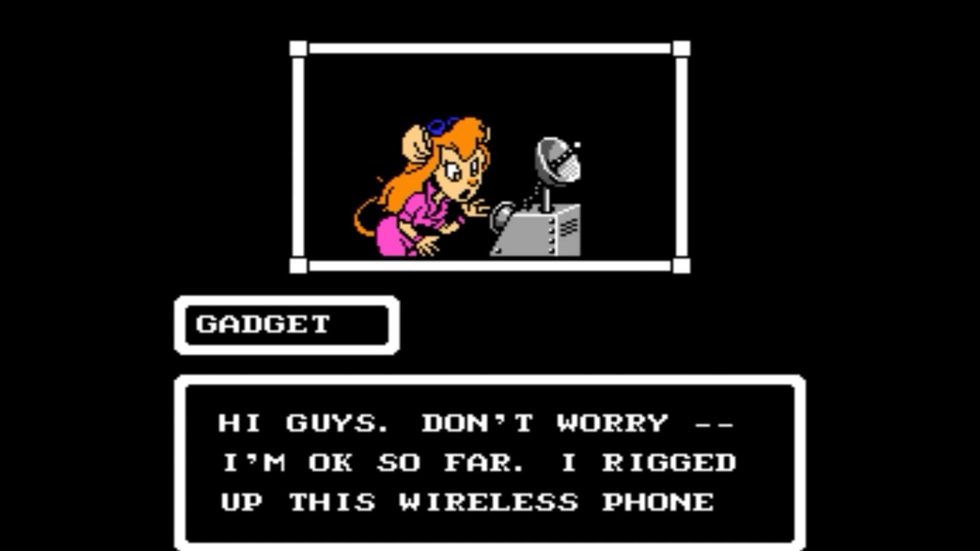 Scénario Chip'n Dale Gadget