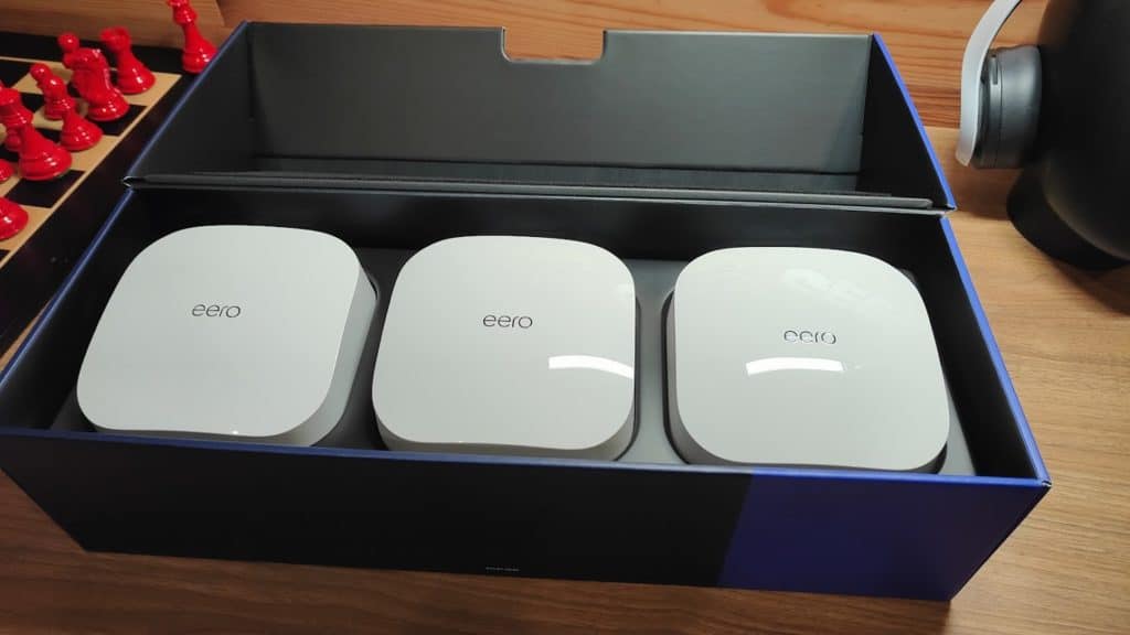Eero Pro 6 Wifi Mesh - Voici le pack de base avec 3 points