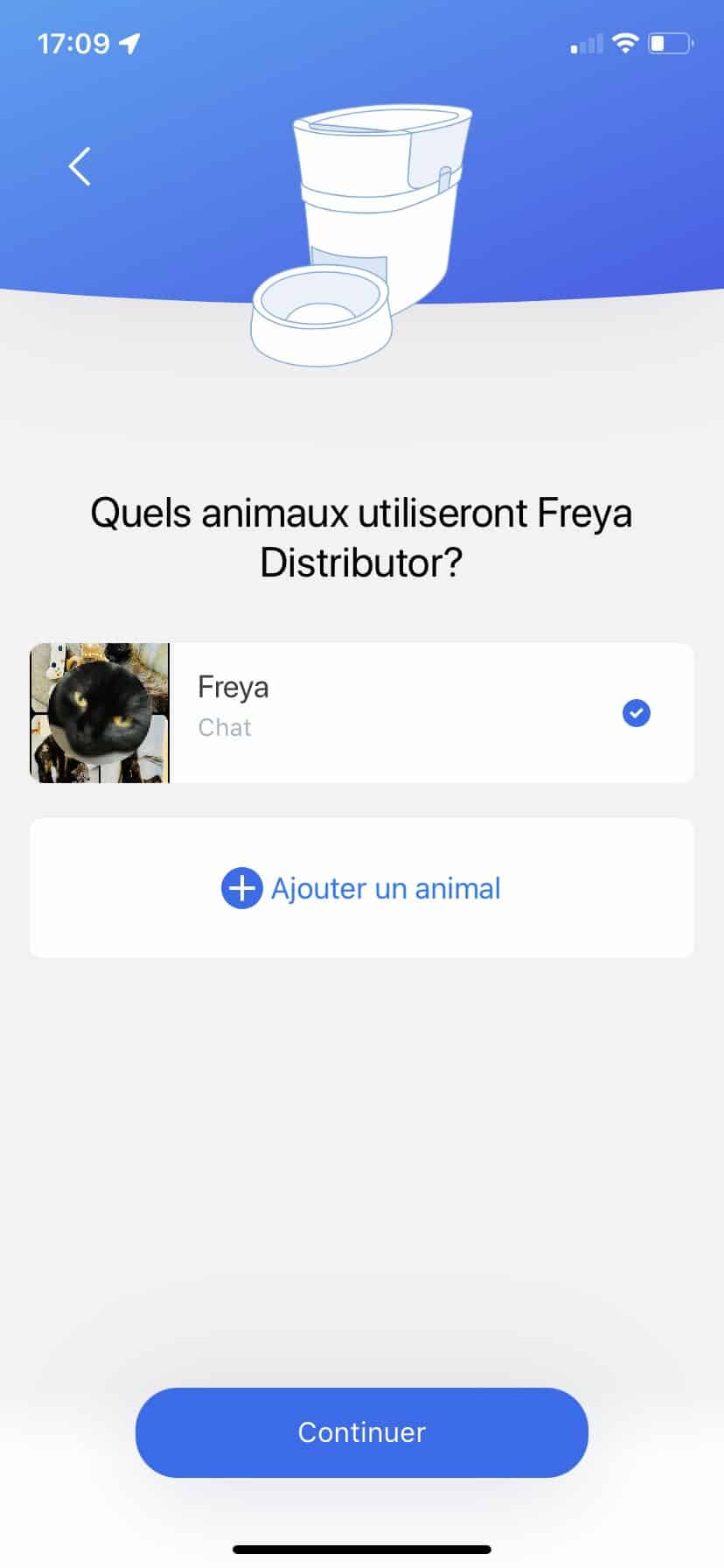 Vous pouvez choisir quel animal utilisera le Pet Smart Feed Vous pouvez choisir quel animal utilisera le Pet Smart Feed
