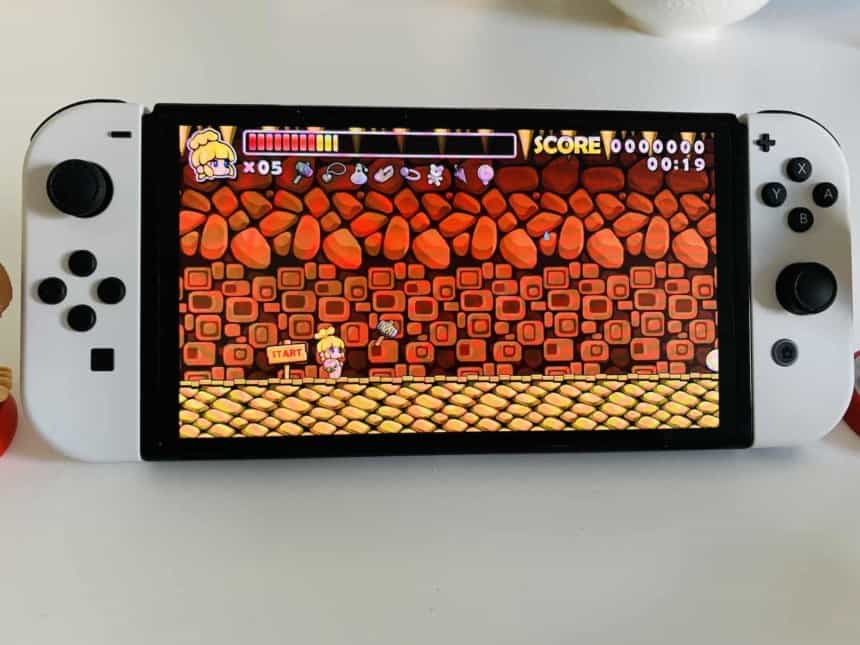 Les couleurs de la Switch OLED sont incroyables