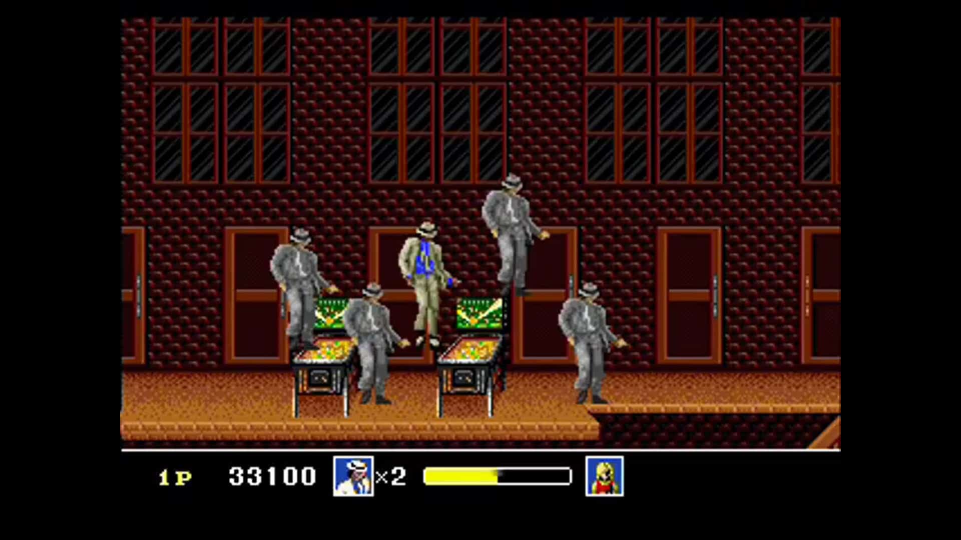 Screen moonwalker choré flipper