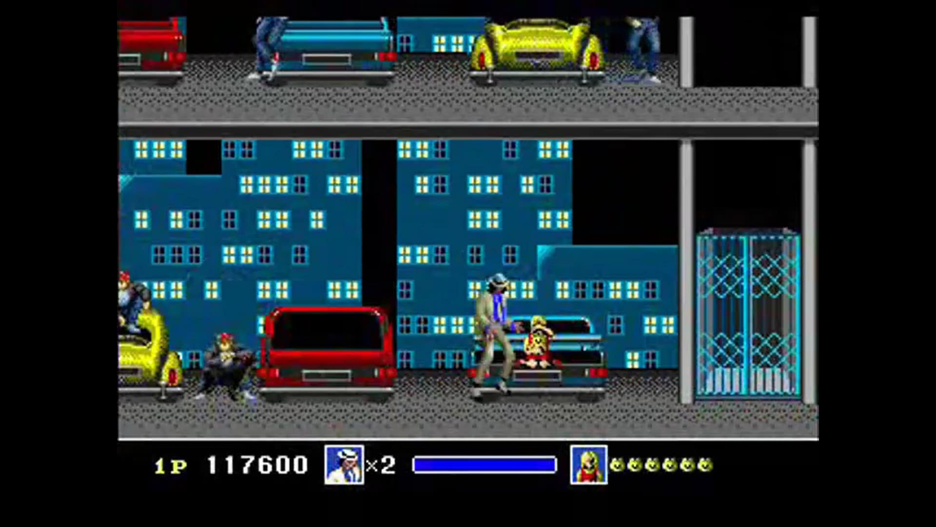 Screen moonwalker petite fille