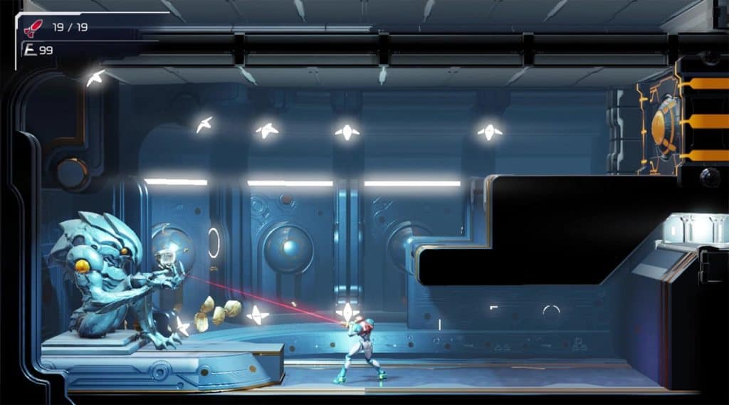 Des images du gameplay de Metroid Dread