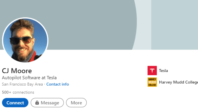 CJ Moore Tesla Autopilot