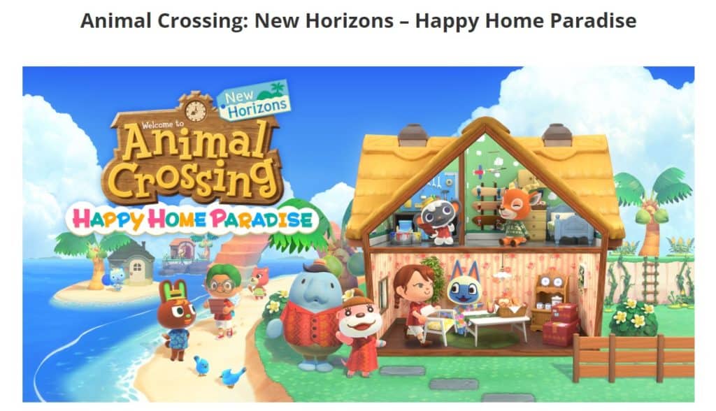 nintendo switch online animal crossing