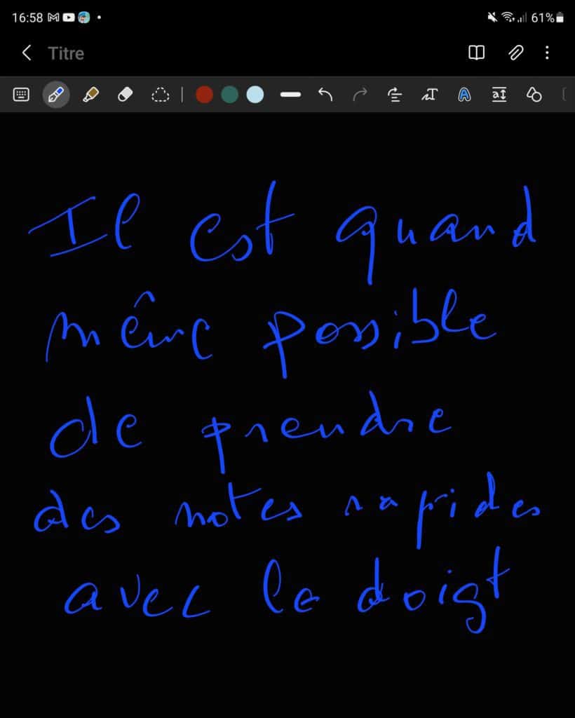 Samsung Z Fold 3 notes