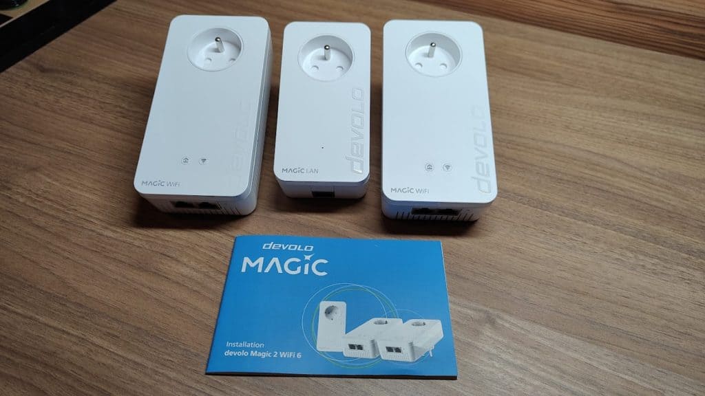 Devolo Magic 2 Wifi 6 - Un module central et deux CPL disposant du Wifi 6