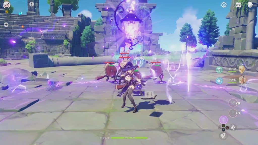 Genshin Impact config - les combats sont impressionnants