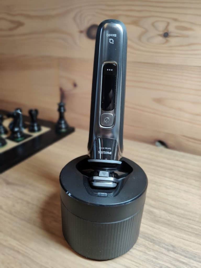 Un module de nettoyage est inclus pour nettoyer les têtes et ça c'est vraiment chouette.