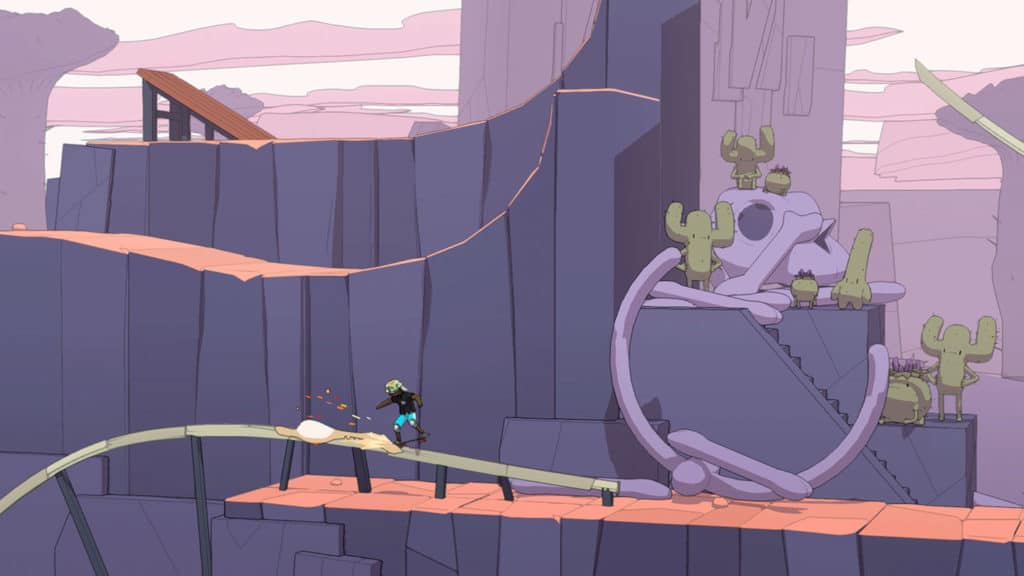 Des images du gameplay de OlliOlli World