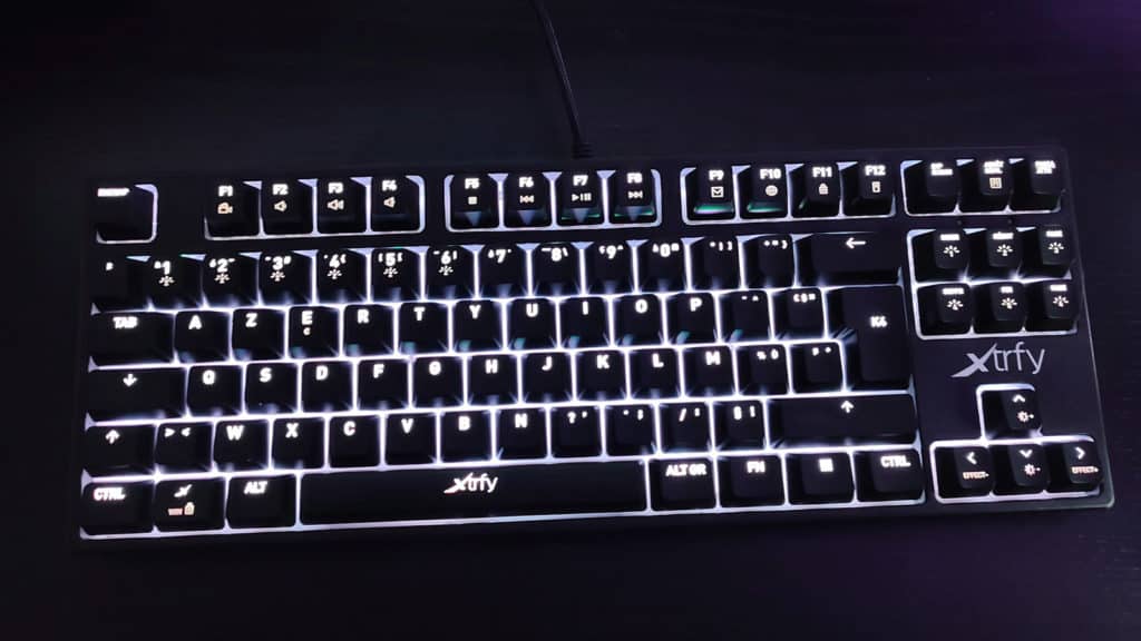 L'éclairage du Xtrfy K4 RGB TKL