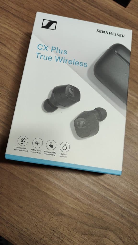 La boite des Sennheiser CX Plus True Wireless
